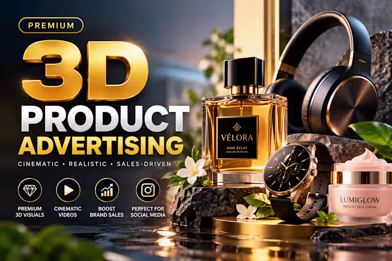 Cover image for ✨ 3D Product Advertising