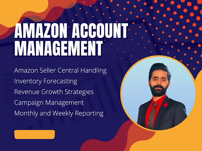 Cover image for Amazon Account Manager | Listing & PPC Optimization | A+ Content