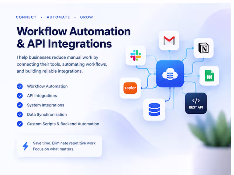 Cover image for Workflow Automation & API Integrations