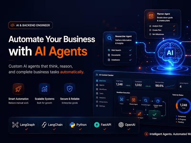 Cover image for Custom AI agents and multi-agent systems for your b