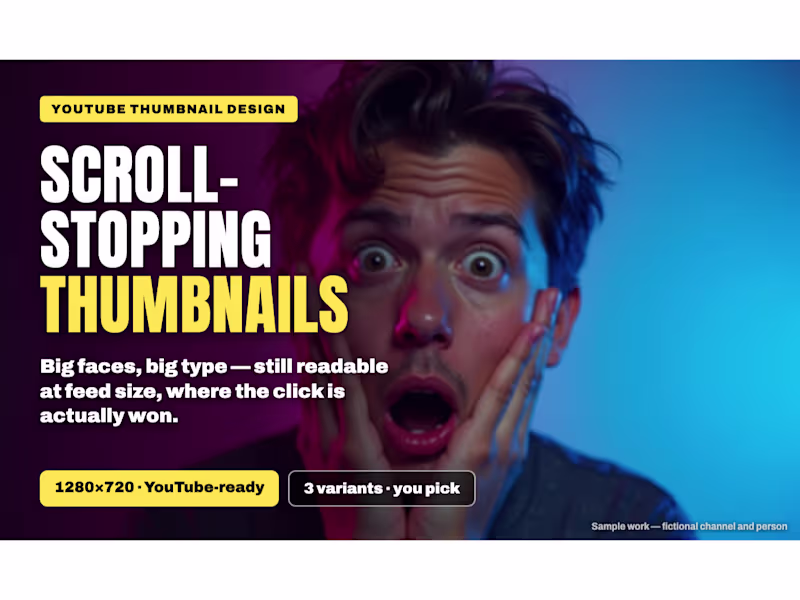 Cover image for Scroll-stopping YouTube thumbnails with AI precision