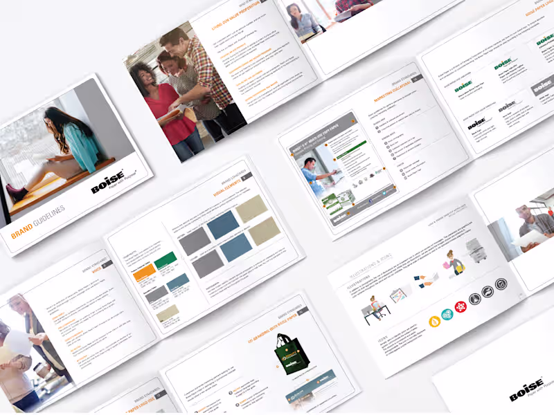 Cover image for Developed brand guidelines from concept