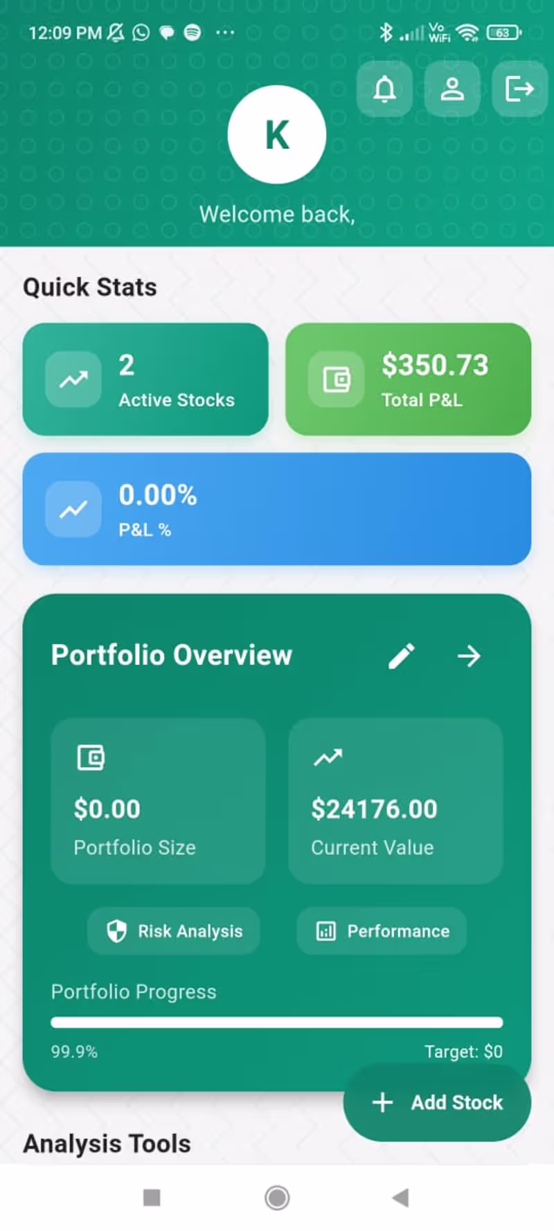 Cover image for Stock Suggestion and Portfolio management app