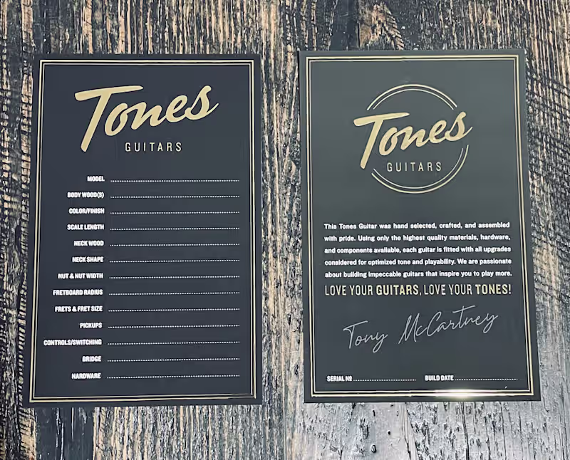 Cover image for Tones Guitars