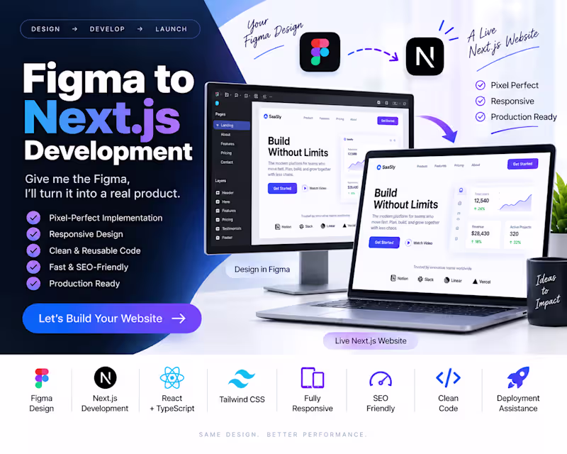 Cover image for Figma to Next.js Development