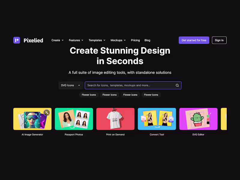 Cover image for Pixelied - All in One Design Suite Tool