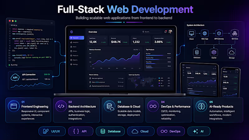 Cover image for Full Stack Web Development