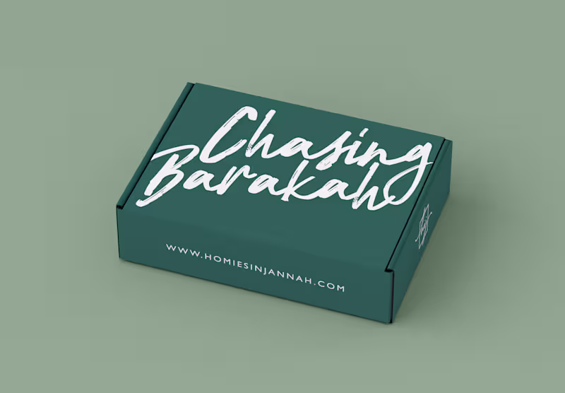 Cover image for Homies in Jannah | Product packaging + Social Media 