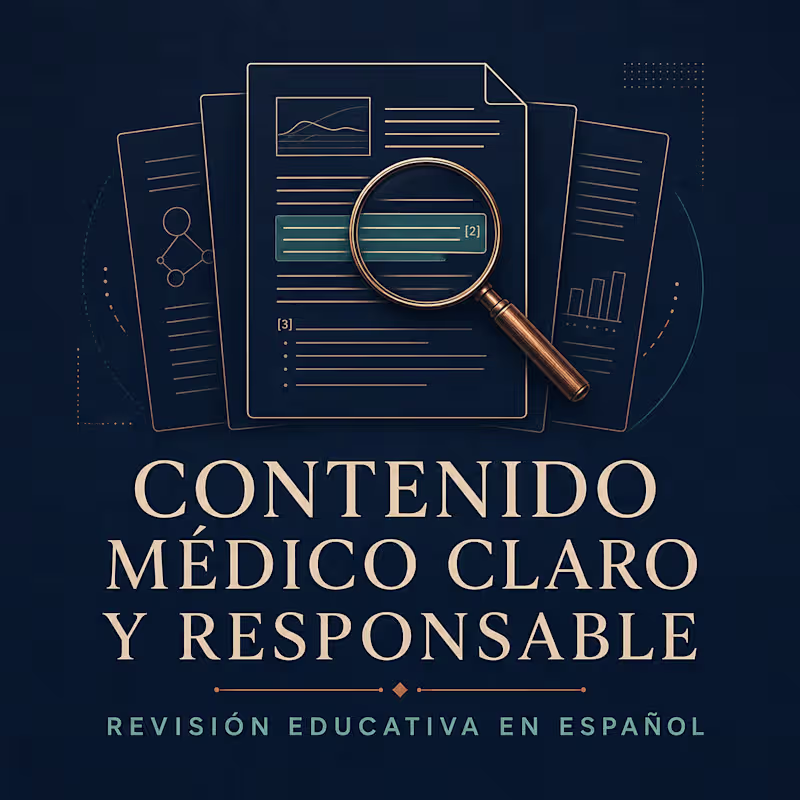 Cover image for Revisión de contenido médico en