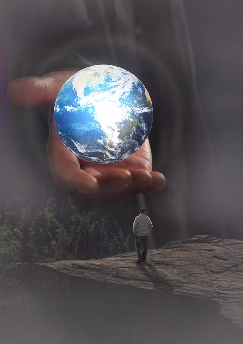 Cover image for I created a surreal composite artwork using advanced photo m...