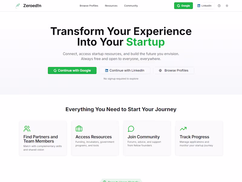 Cover image for Startup Networking Platform Development