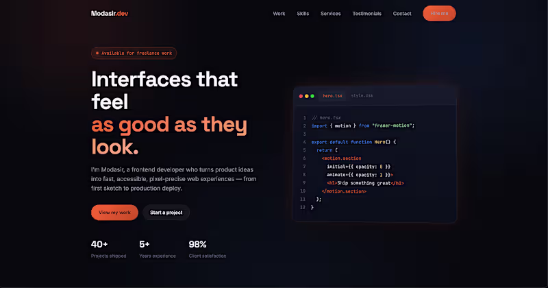 Cover image for High-Converting Landing Page in React or Next.js