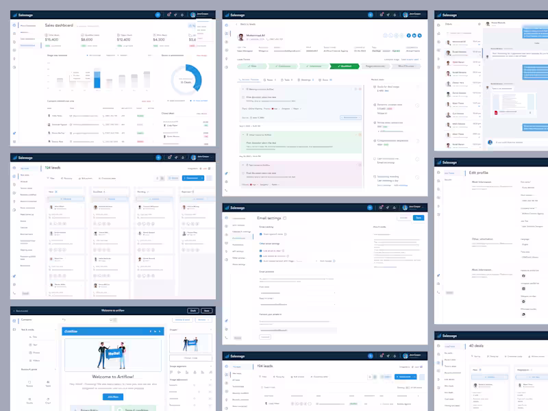 Cover image for CRM Platform UX/UI Design