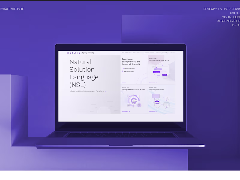 Cover image for Brane | Corporate Website |