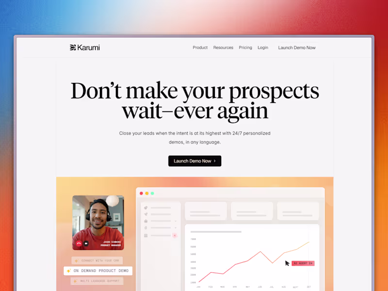 Cover image for Karumi AI | Framer Development for Y Combinator–backed startup