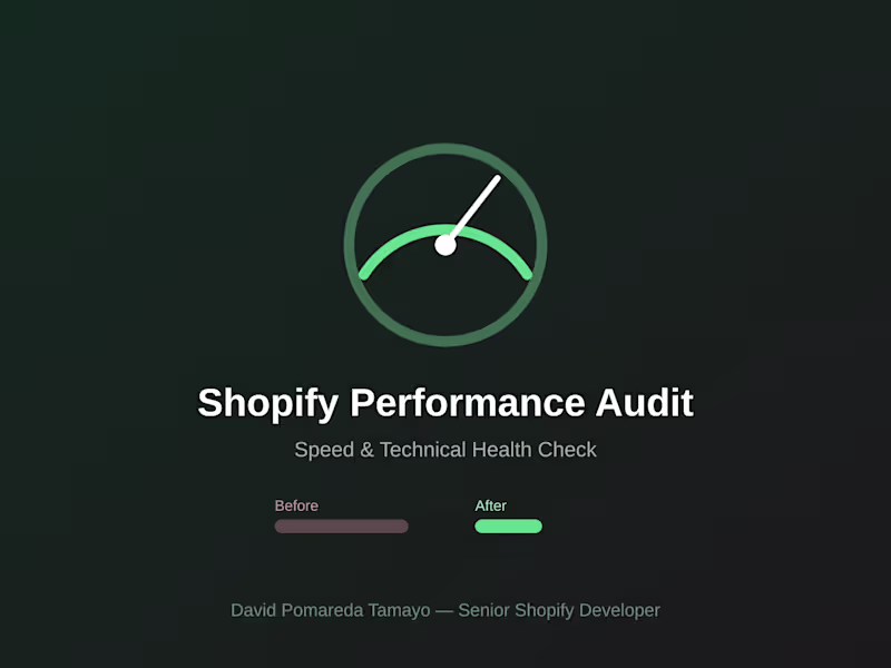Cover image for Shopify Performance Audit