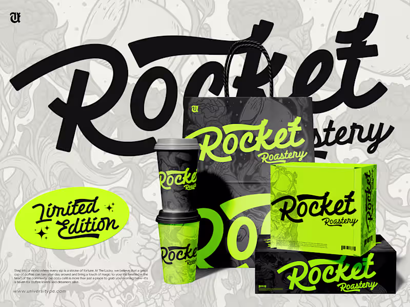 Cover image for Rocket Roastery Design Brief and Branding Identity :: Behance