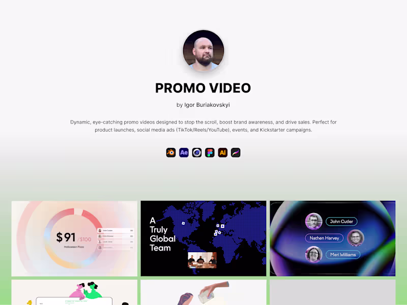 Cover image for Promo Video — Graphics + Animation
