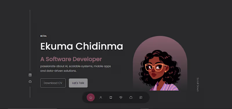 Cover image for Presenting to you, my website