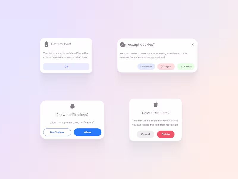 Cover image for Minimal PopUp Window Design
