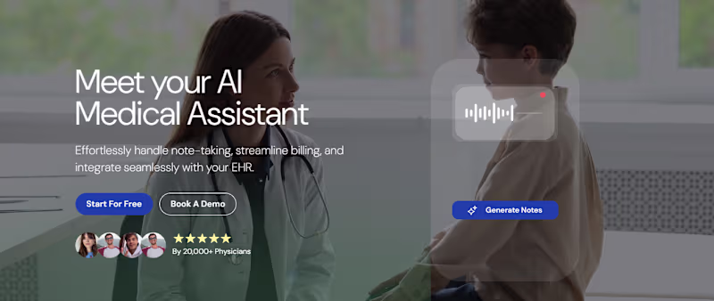 Cover image for ScribeMD – AI Medical Scribe Platform