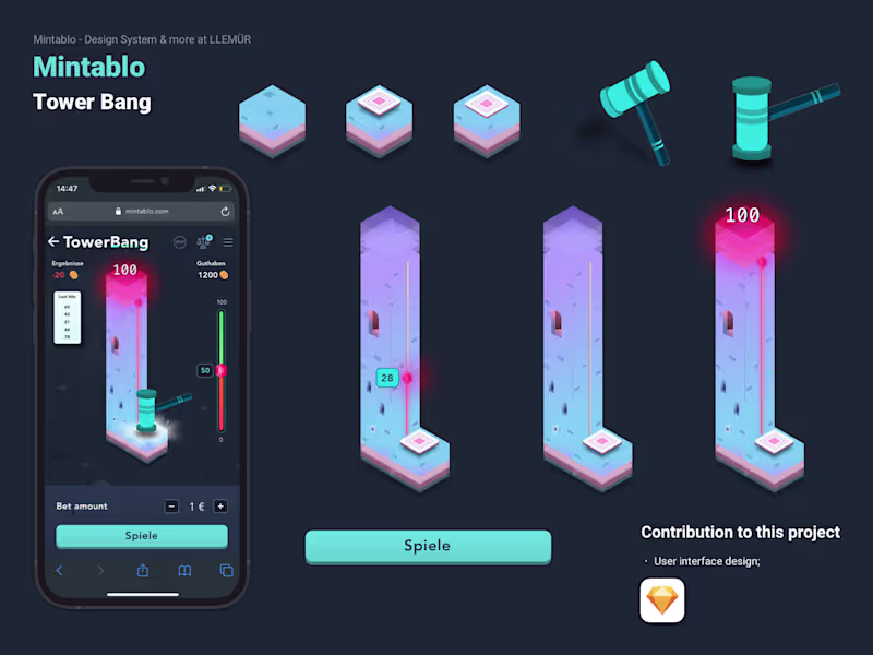 Cover image for Tower Bang game for Mintablo