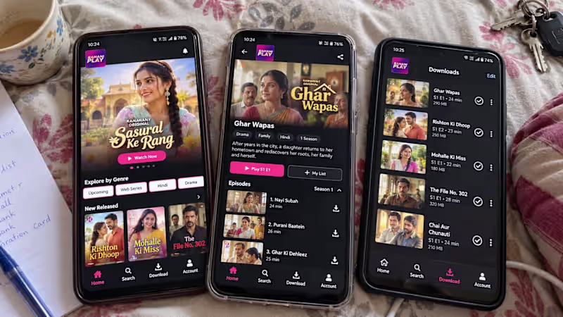 Cover image for Kahani Play: Flutter OTT Streaming App (500K+ Downloads)