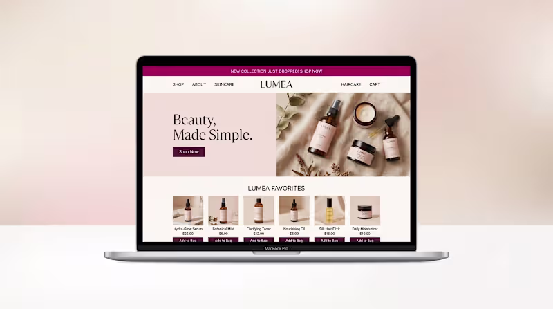 Cover image for Lumea – Elegant Lifestyle E-commerce