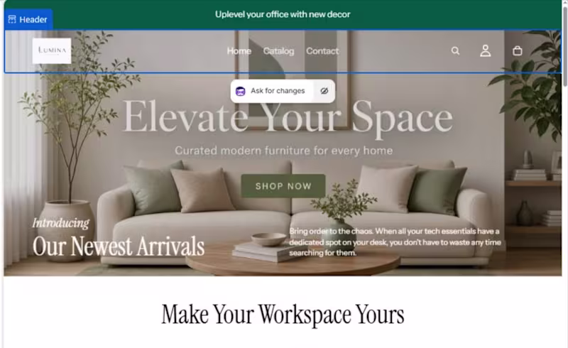 Cover image for Build furniture ecommerce website for