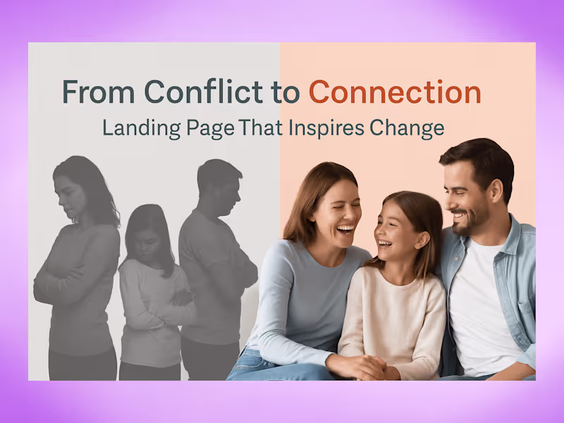 Cover image for Landing Page for Family Wellness Service