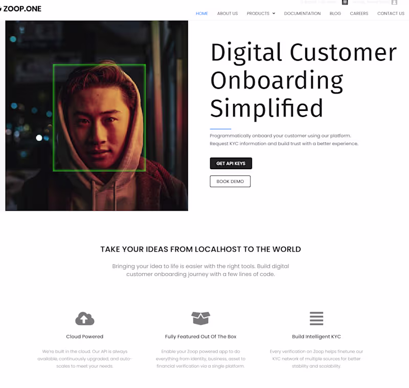 Cover image for Zoop.one - Fintech Startup