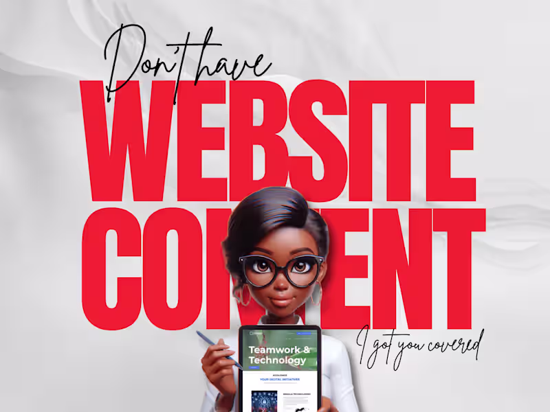 Cover image for Content creation for your website and blog