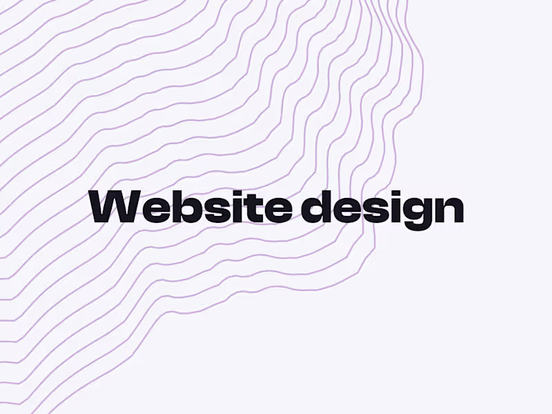 Cover image for Website Design