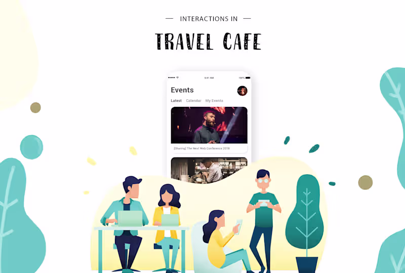 Cover image for Interactions in Travel Cafe