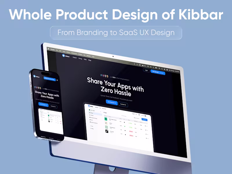 Cover image for Kibbar - An App Sharing Platform | SaaS