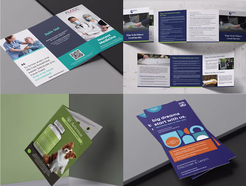 Cover image for Brochure Designs Tailored to Showcase Your Vision.