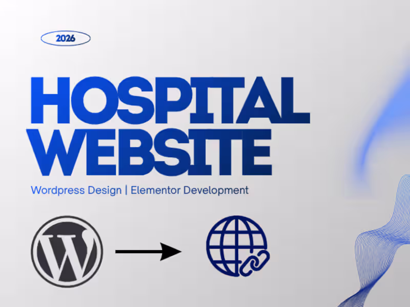 Cover image for Wordpress Design | Elementor Development - Hospital Website