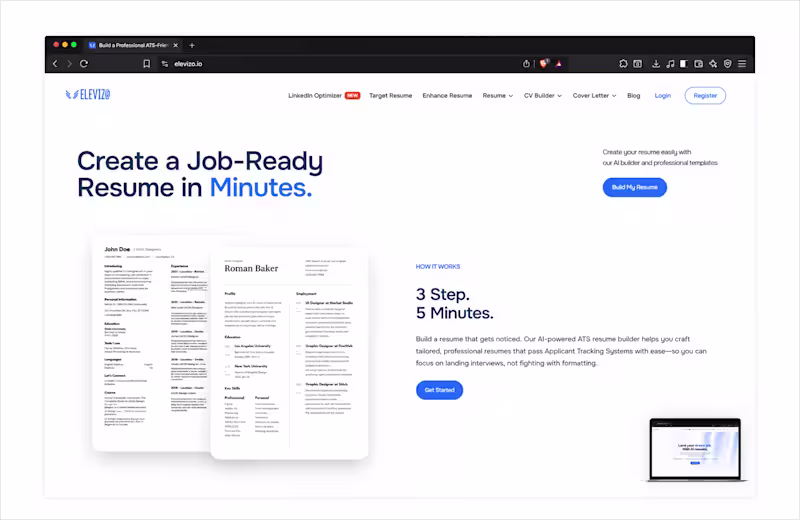 Cover image for Elevizo — AI Resume Builder
Problem

Similar