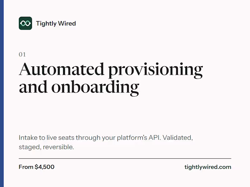 Cover image for Automated provisioning and onboarding