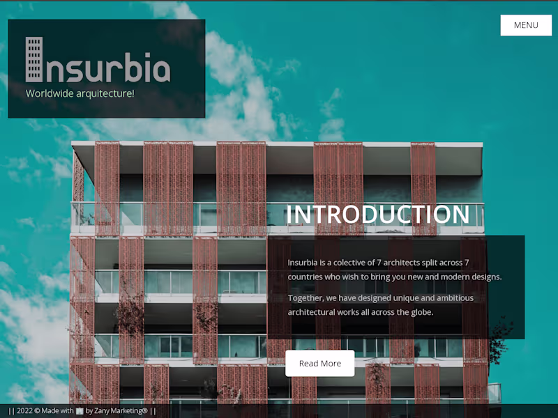 Cover image for Insurbia - Worldwide arquitecture!