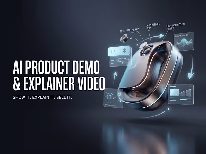 Cover image for AI Product Demo & Explainer Video