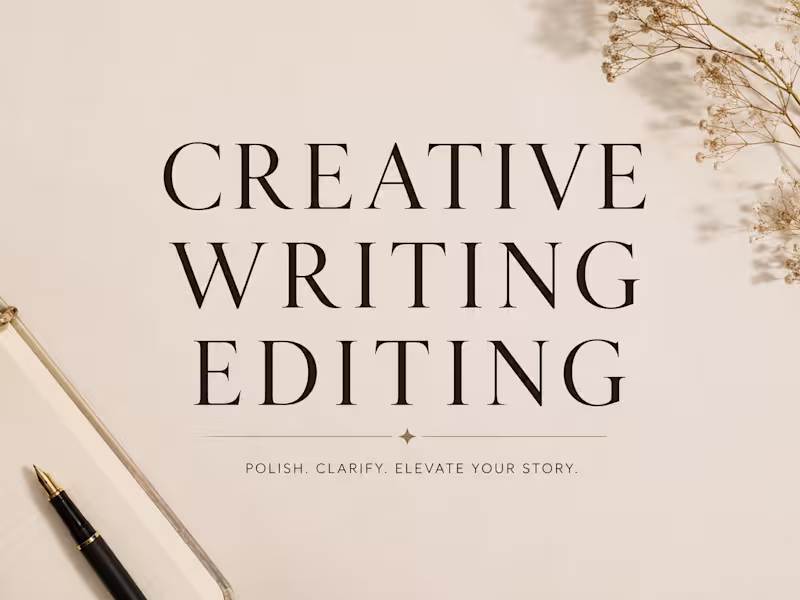 Cover image for Creative Writing Editing