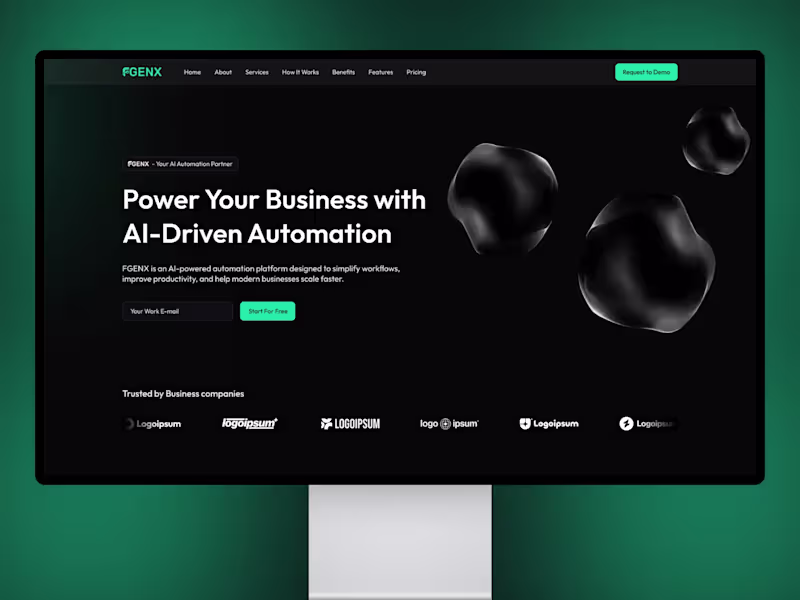 Cover image for Starter — Framer landing page
