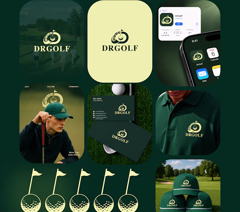 Cover image for Premium Golf Brand Identity