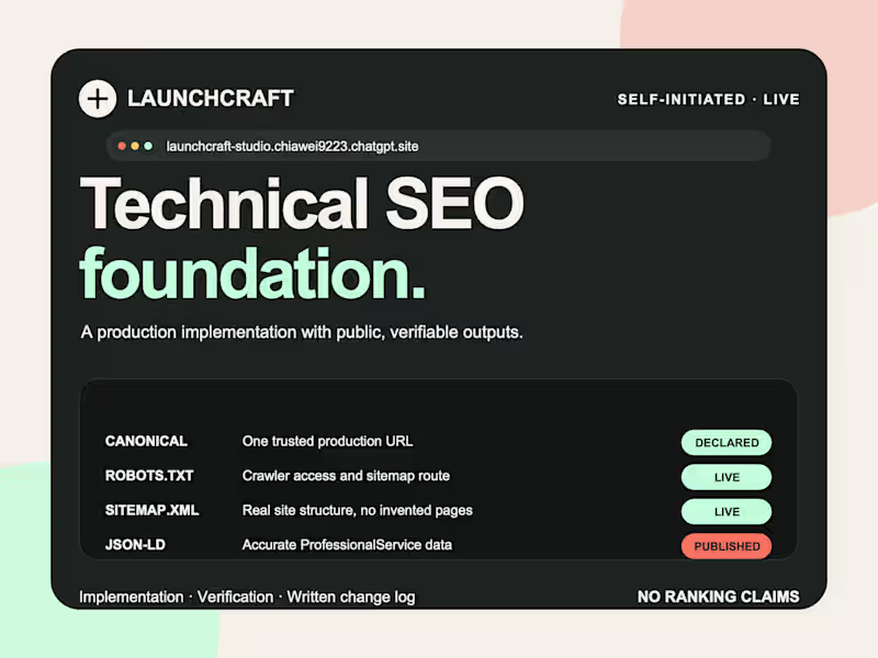 Cover image for Technical SEO Fix Sprint