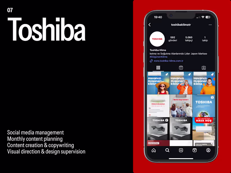 Cover image for Content & Product Communication | Toshiba