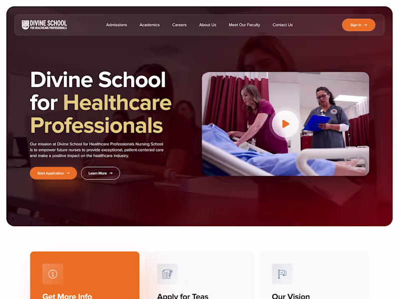 Cover image for Healthcare Institutional web design and development