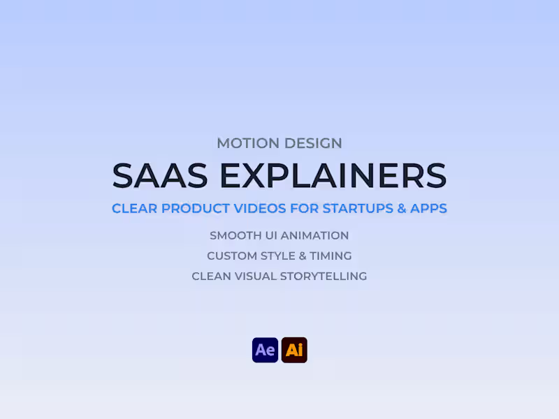 Cover image for SaaS Product Demo Video / App Walkthrough
