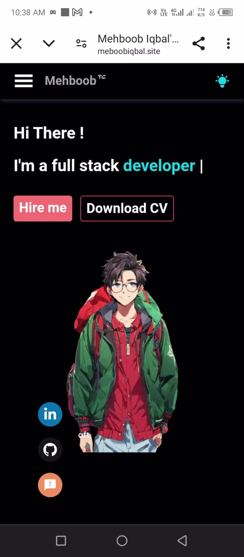 Cover image for Personal site project 