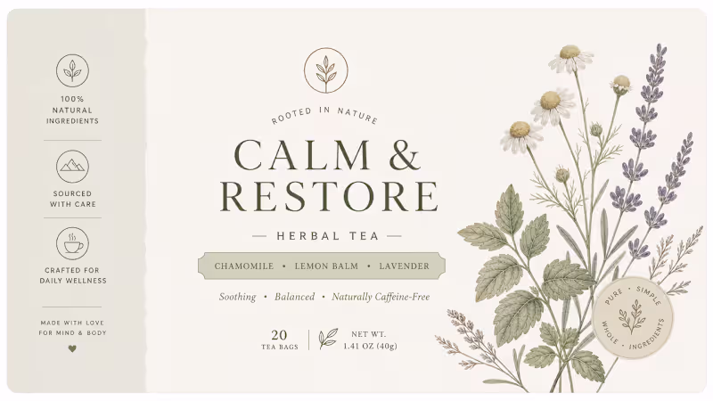 Cover image for I produced this product lebale